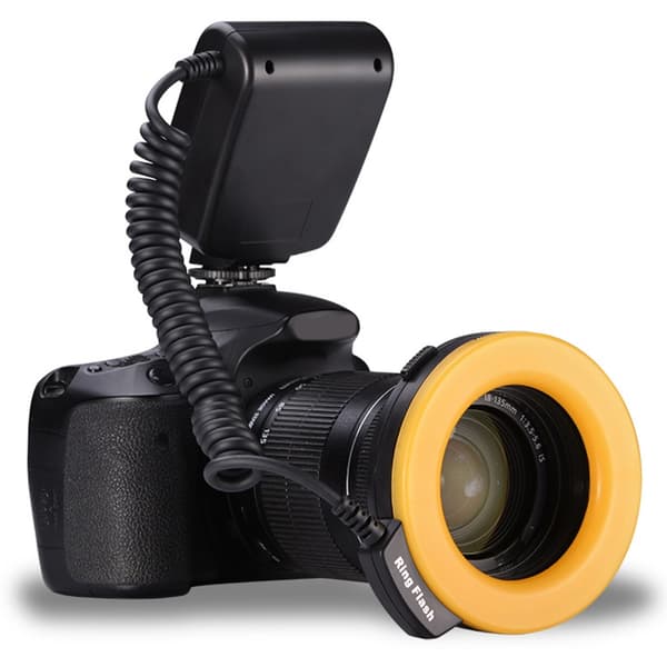 Fotograferingsringe Flashlys 4 Farvefiltre 8 Adaptere Justerbart To Flash System