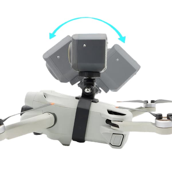 Mångsidig kamera toppfäste för Mini 3 Pro Multipurpose övre förlängningsfäste Actionkameror Tillbehörssats B