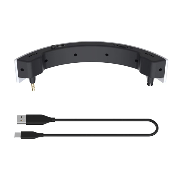 Stereo Ekstern Forsterker for PS VR2 Headset Høyttaler 3.5mm Plugger TypeC Ladeport Åpningsjusteringsnøyaktighet