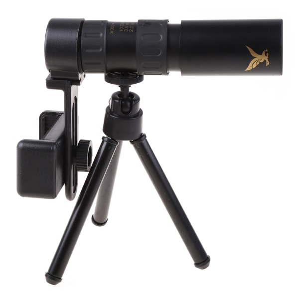 Högdriven zoom monokulär 10-300x40 mm Bärbar BAK4Prism-smartphone med stativ Rese Vilda djur Jakt Camping