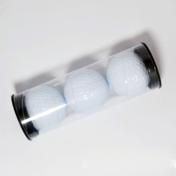 4 st Golfbollsbehållare Displayhållare Bärbart Bollfodral Plasttuber