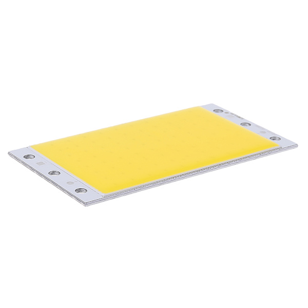 94x50mm COB Panel Light DC12-24V LED Strip Shape Lamp 15W Hög ljusstyrka LED Li White