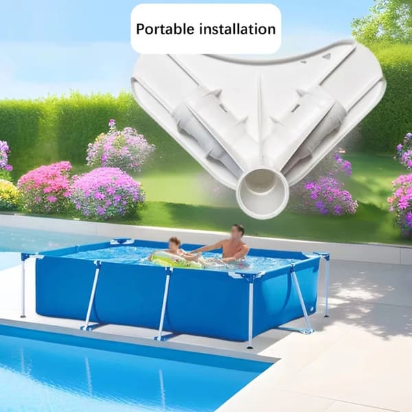Rostskyddad Plast Poolram Adapter Universell För Olika Rörstorlekar
