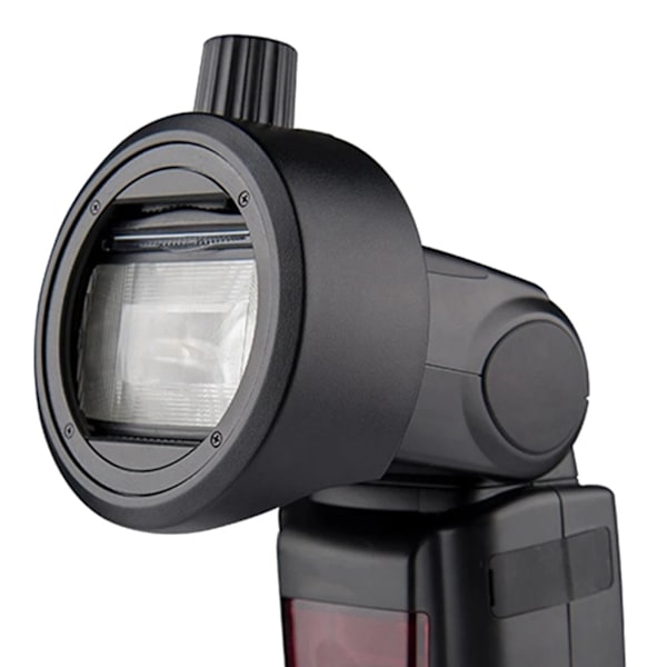 S-R1 Round Shape Flash Head Adapter för V860II V850II TT685 TT600 Series Kamerablixt /för AK-R1 Round Head Accessories