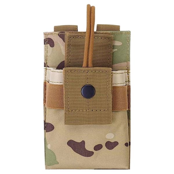 Mini Radiohållare Hölster Taktisk Walkie Talkie Ficka Väska Interfon Förvaringsväska för Utomhus Militärer Jakt Camping