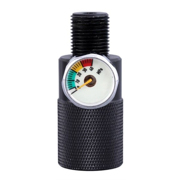 Industriell Inflatoradapter 40MPa med Hannhode & Selvlysende Manometer Hurtigkobling for Rask Inflasjon