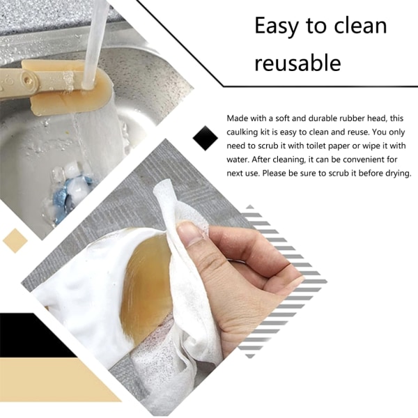 4 i 1 set Ta bort skrapa Tätningsmedel Finishing Tool Glas Remover Enkel användning för rengöring Skyffning