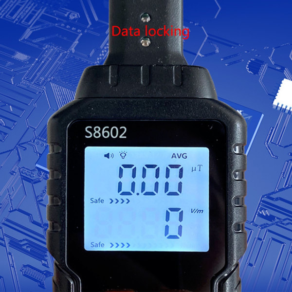 Uppgraderad EMF-mätare Digital elektromagnetisk fältstrålningsdetektor Handhållen digital LCD EMF-detektor Bra testare
