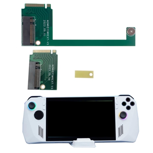 För Rog Ally Handheld Transfer Board PCIE4.0 90 Degrees M2 Transfercard För Rogally SSD-minneskortadapter Tillbehör A