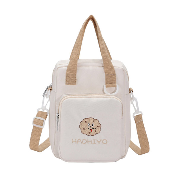 Söta Messenger-väskor för flickor, liten axelväska för kvinnor, JK Crossbody-väska för tonåringar, Sling Bag för studenter, handväska med handtag upptill för damer, Ins