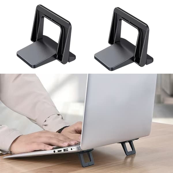 2 stk. Bærbar Laptop Stand Foldbar Støttebase Notebook Stand Beslag