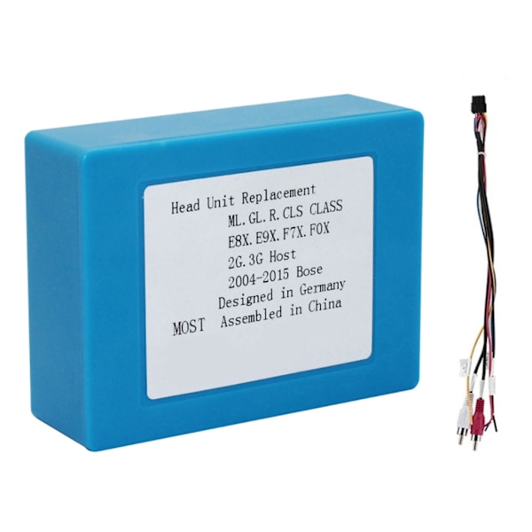 Digital Data Bus Optisk Fiber Decoder Forstærker Adapter Boks til ML E8X E9X E7X