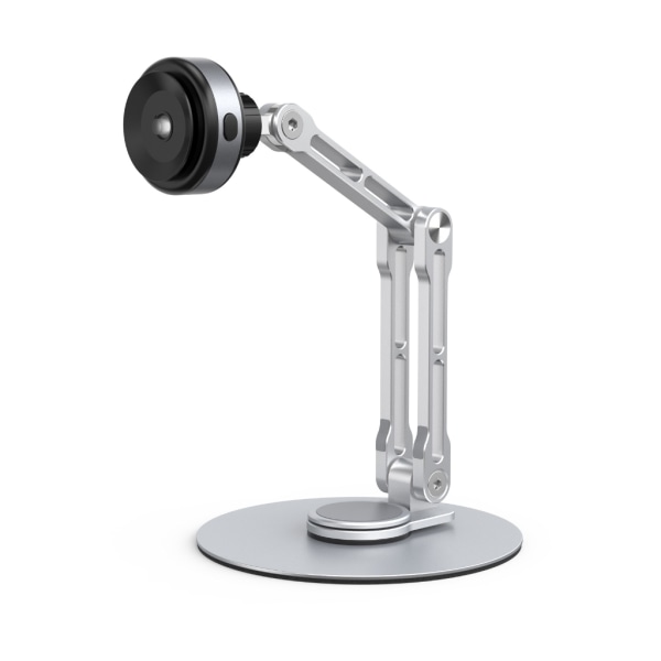 Justerbart nettbrettstativ med sugekopp Aluminiumsholder for nettbrett og smarttelefoner 360° roterbar, justerbar høyde