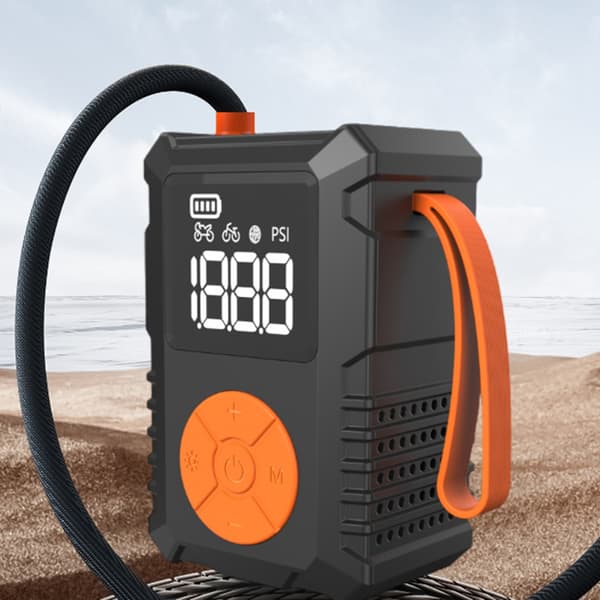 Trådløs bil luftpumpe kompressor digital elektrisk bærbar 80W