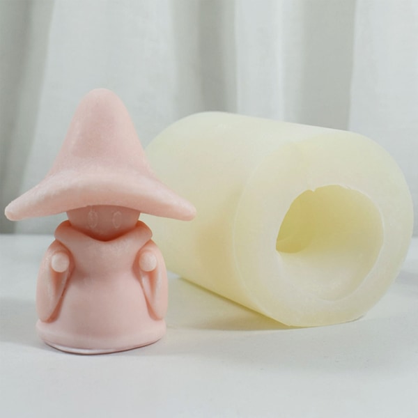Mushroom Spectre Form Söt figur Aromaterapi Form DIY Form Doftljus Molds