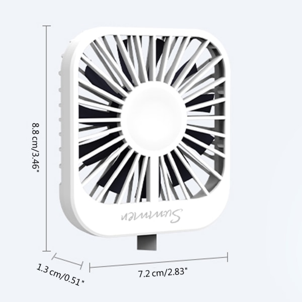 Mini USB C-fläkt för mobiltelefoner Bärbar typ C-smartphones Liten fickfläkt Resefläkt Plugga in mobiltelefoner surfplattor Green