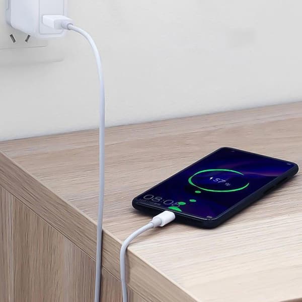Snabbladdningskabel USB till Typ C Laddarkabel Dataöverföringslina 2m