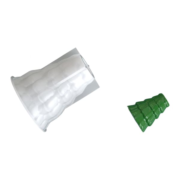Solid Fleksibel Silikon Lysestake Baseform DIY Håndverk Sement Gips Resin Pattern 1
