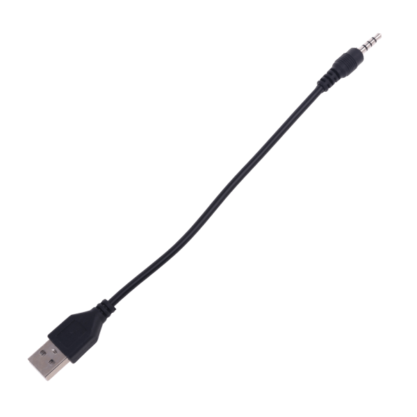USB hane till 3,5 mm audio stereokabel USB hane till 3,5 jack-kontakt Pluggkabel Adapter Ljudkontakt Tillbehör för MP3