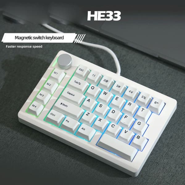 Lett Ergonomisk Tastatur for 1ms Input Resilient ABS