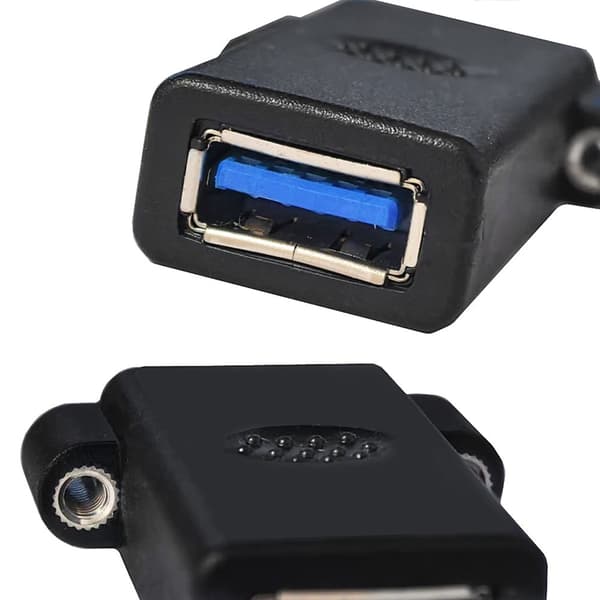 USB3.0 Hunn Til Hunn Sokkel Panelmonteringsadapter Koblingsforlengelse
