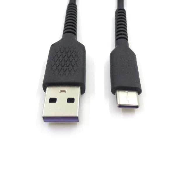 Höghastighetsöverföring 5A laddningssladd USB -laddningskabel 47,24 tum Ersättning för Huawei och andra telefonhögtalare