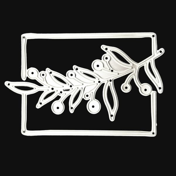 Metallstansar Kolstål Stenciler Växter Skärformar för DIY Scrapbooking