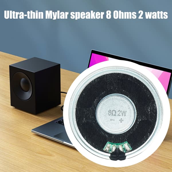 40mm Horn Dynamiske Auditive Højttalere Interne Magneter 8Ohm 2W