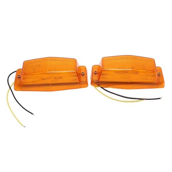 Dobbelte trailer sidelygter 2 stk. Orange