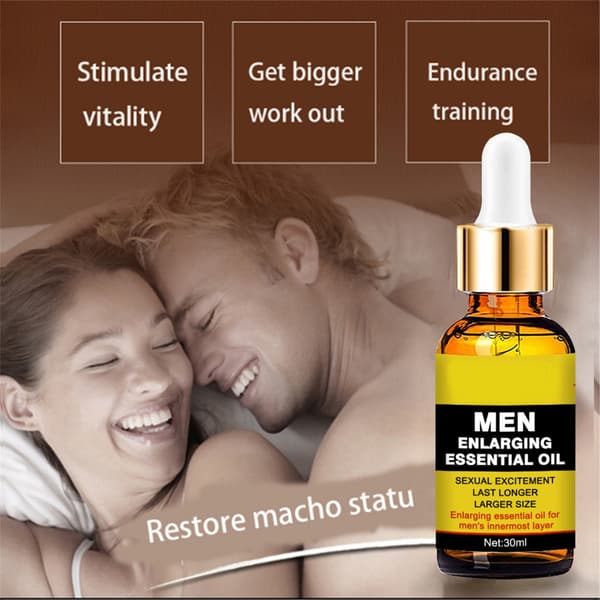 30 ml olje for penisvekst, ereksjonsolje for menn