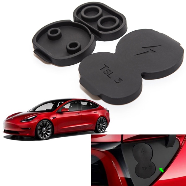 Skyddande cover lock Car Charging Port Cap för Tesla Model 3 Model Y