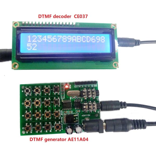 AE11A04 DTMF stemmedekodermodul stemmeinngangsgrensesnitt med LED-indikator