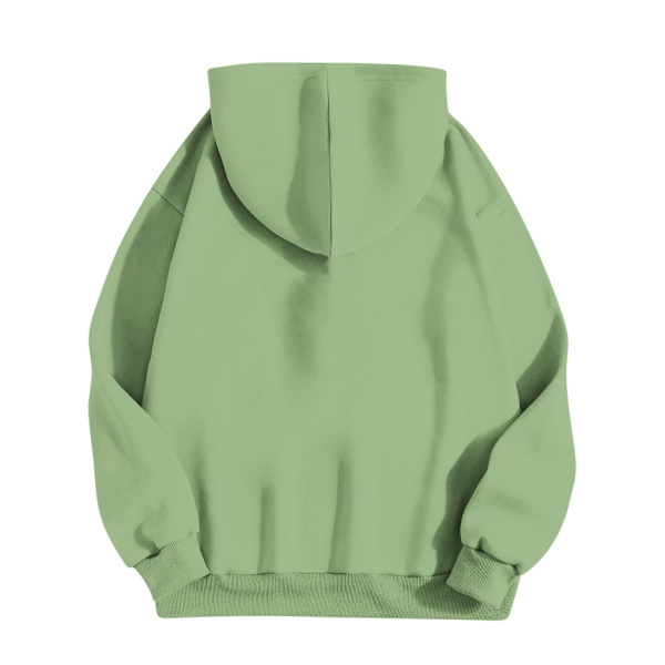 Stilfuld oversized sweatshirt med hætte til kvinder, efterår/vintertøj DR L