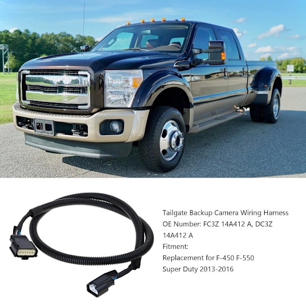 Ledningsnet til bakkamera til F250 F350 F450 F550 2013-2016