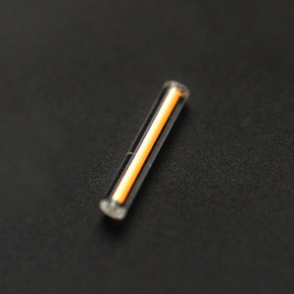 Ljusstång Det är inte gasstång Glas Ljusrör Fingertoppar Gyroljusavgivande stav Signallampor utomhus Orange 1.5x6mm