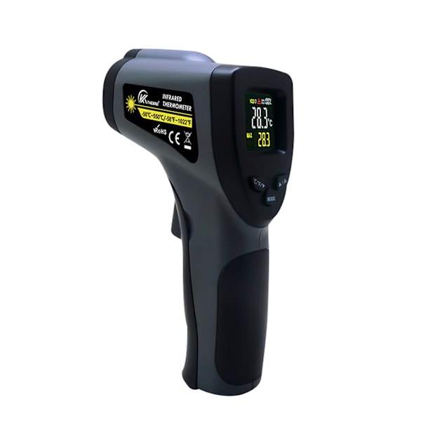 Infraröd Termometer Digital Temperaturpistol för Matlagning Beröringsfri Elektrisk Laser- Temperaturmätare Hemreparationer Hantverk