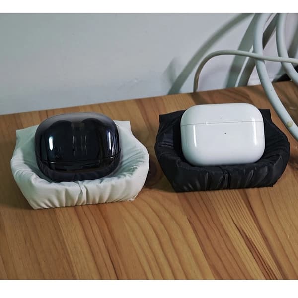 3D-printet sofalignende etui til høretelefoner til Pods 1 2 3 flere modeller skrivebord Black