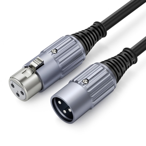 XLRExtension Kabel Mikrofon Tilslutningsledning Han Hun XLR til 3,5 mm Port til Lydkonsol Forstærker Højttaler