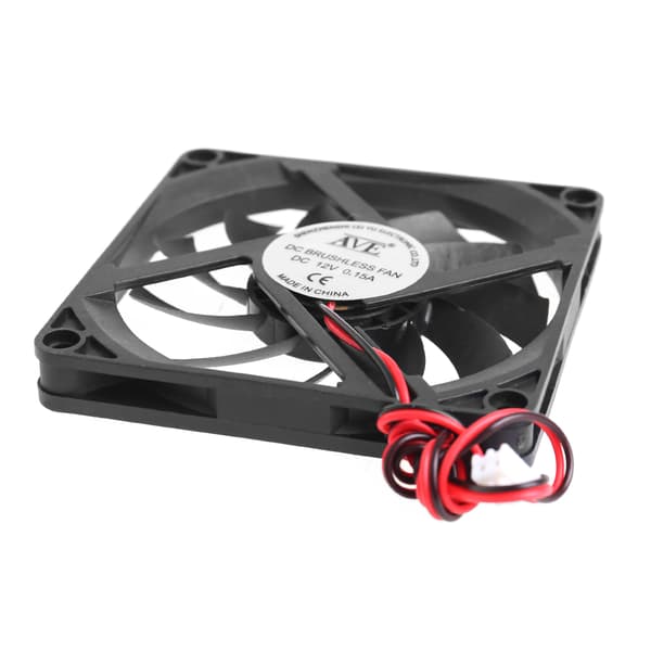 DC12V Køleventilator 8cm DC Børsteløs Høj Hastighed Luftstrøm 2600R Stille PC Miner