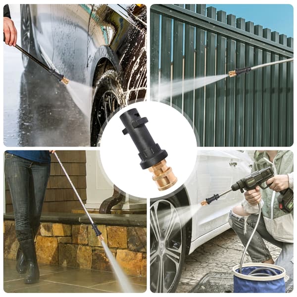 Vaskemaskineadapter til Karcher K2-K7 Udskiftningsstik Vaskemaskinetilbehør B