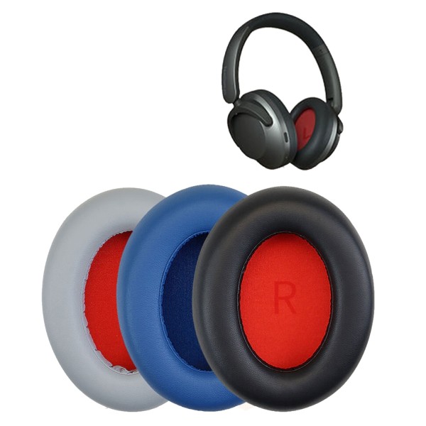 Ersättande öronkuddar öronkuddar för 1MORESonoFlow hörlurar Case Cover Gray