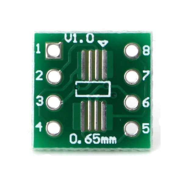 10 stk SOP8 SSOP8 TSSOP8 til DIP8 adapteromformer PCB-kort