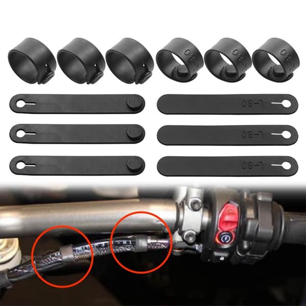 Motorcykel Gummiram Fästkabel Kabelhärva Elastiska Fix Kabelband