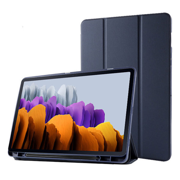 Fuld Beskyttende Tablet Cover TPU Læder Cover med Blyantholder Auto Vågn/Sov Funktion til - S7 11\" S7 FE S7 Plus