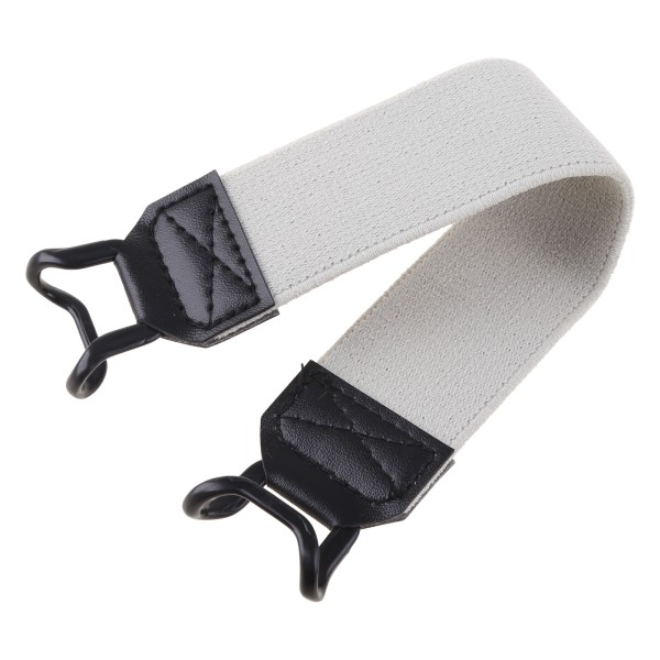 Enhandsmanövrering Handremshållare Säkerhet Fingergrepp Stretch Skyddsläderbälte Present för Pad Tablet E-Reader Gray