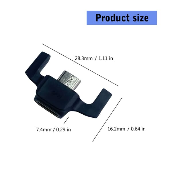 Plast Micros USB Typ C-adaptrar för GPW/GPX Gamingmusunderhåll