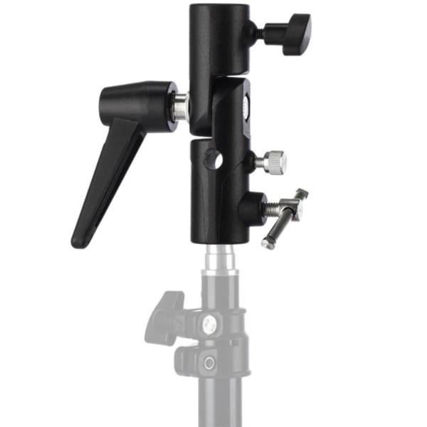 Metall Flash Bracket Hot Shoe Paraply Hållare Light Stand Mount Adapter för stativ fotografering fotografisk foto