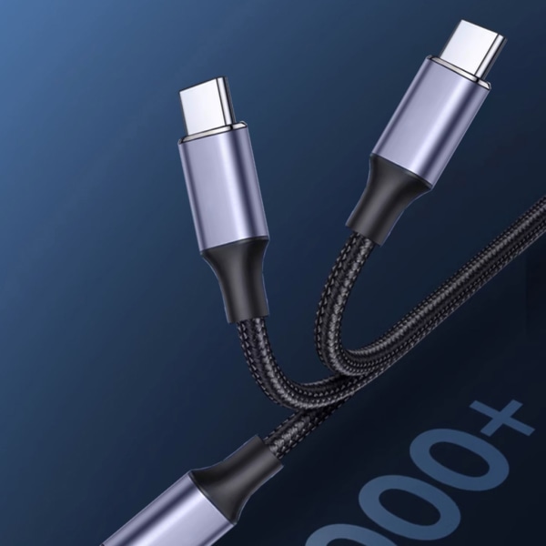 USB-C-kabel för telefon 15/15 Plus/15Pro/15ProMax Mobiltelefon Tablet PD 60W Snabbladdning Nylon flätad typ C-kabel 50cm