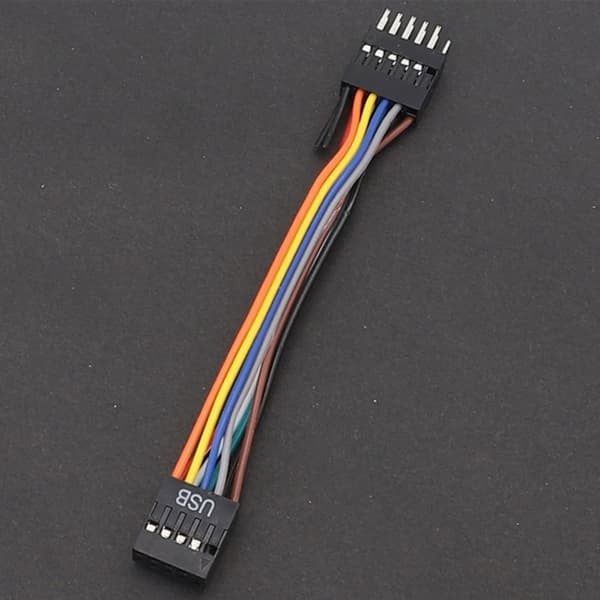 Fladt ledningsdesign USB internt bundkort headerkabel til computeropsætninger