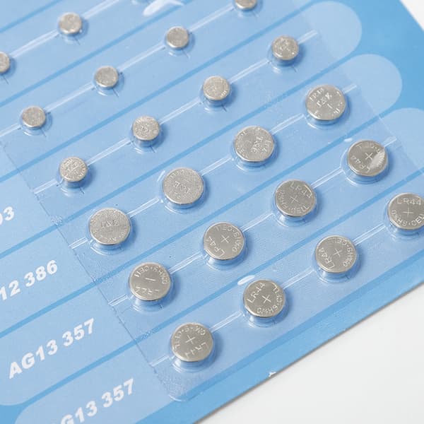 Pakke med 40 knapcellebatterier møntcellebatteri til ure og spil